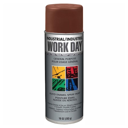 KRYLON Industrial Work Day Enamel Paint Brown A04431007